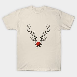 Rudolph - Minimal Retro T-Shirt
